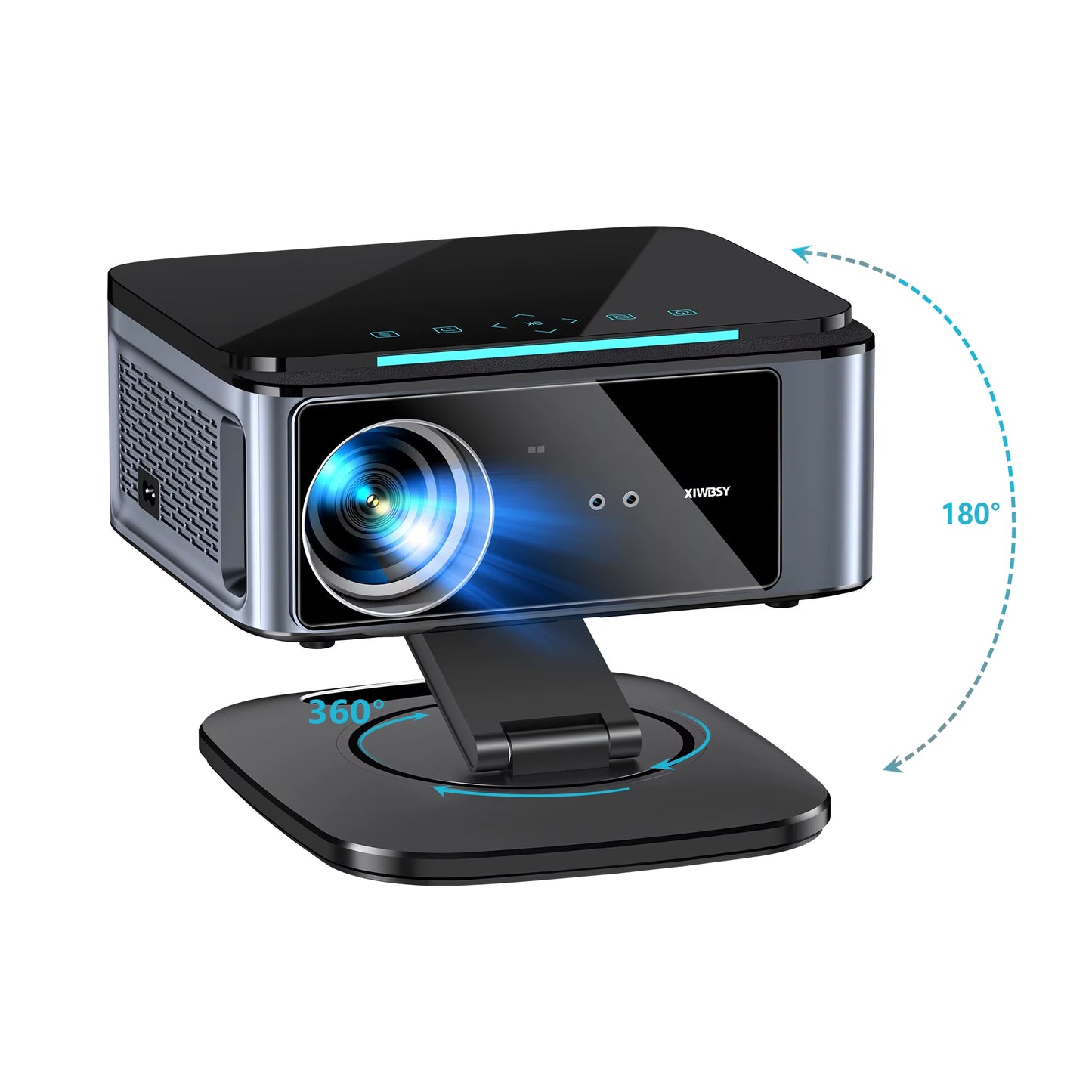 2025 Laser TOF Focus Projector 45000Lumens Moive Daylight Projector Portable 4K Android 12.0 LED Projector WIFI6/20MS