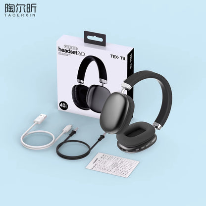 2026 NEW Bluetooth Wireless Headphones Stereo Bass Noise Reduction Mic Earphones for Iphone Laptop PC Sumsamg Phone