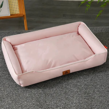 Four Season Square Dog Bed for Large Dog Mattress Bite-Resistant Cat Bed Soft Thickened Dog Bed Waterproof Sofa Pet House