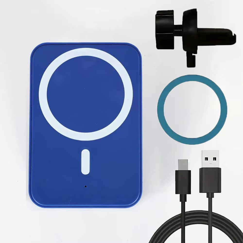 High-Speed Magnetic Car Charger, Phone Car Holder,100W Wireless Fast Charging with Adjustable Phone Bracket,Vent Installation