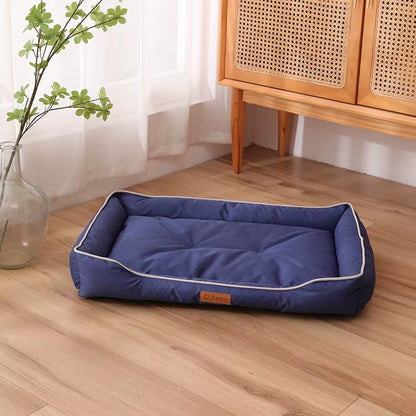 Four Season Square Dog Bed for Large Dog Mattress Bite-Resistant Cat Bed Soft Thickened Dog Bed Waterproof Sofa Pet House