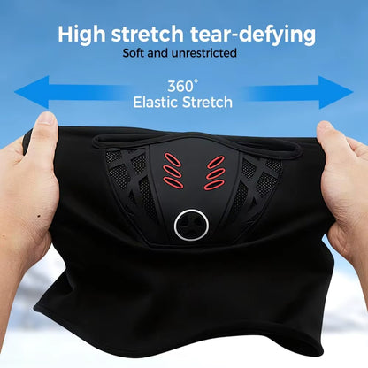 Rider Warm Winter Face Mask Anti-Haze Windproof Balaclava Full Face Mask Black Cool Design Ski Face Mask Hat Unisex Outdoor