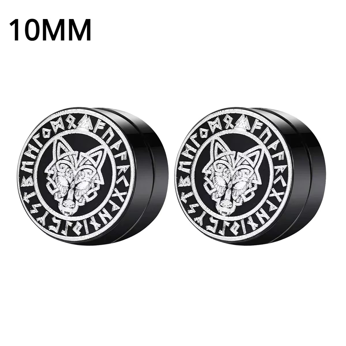 1Pairs Crystal Strong Magnetic Ear Stud Clip Earrings for Men and Women Punk round Zircon Magnet Earrings Non Piercing Jewelry
