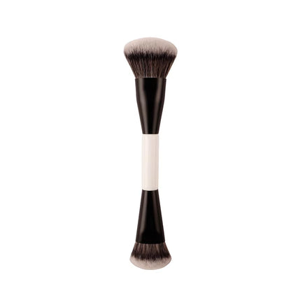 F4 Dual-Ended Foundation Face Brush Double-Ended Powder Blush Contour and Eyeshadow Concealer Makeup Brushes