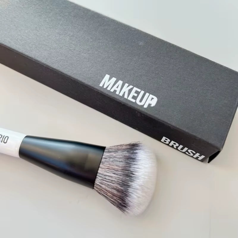 F4 Dual-Ended Foundation Face Brush Double-Ended Powder Blush Contour and Eyeshadow Concealer Makeup Brushes