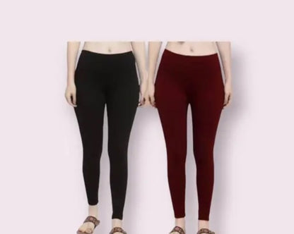 women multicolor leggings pack of 2