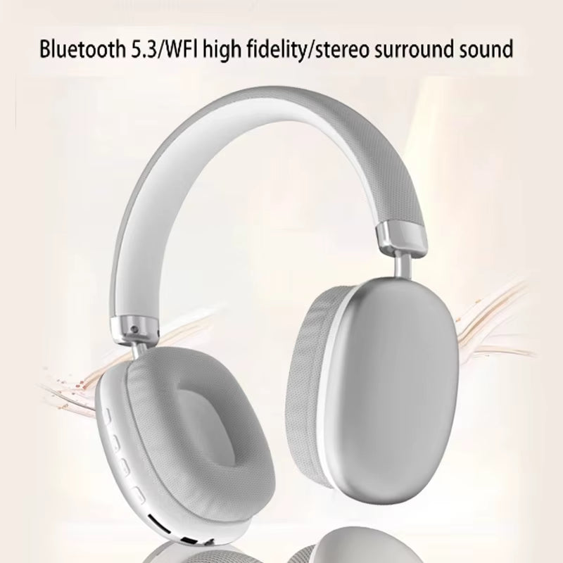 2026 NEW Bluetooth Wireless Headphones Stereo Bass Noise Reduction Mic Earphones for Iphone Laptop PC Sumsamg Phone