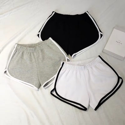 Elastic Shorts for Women, Loose Fitting, Quick Drying, Summer Thin Running, Fitness, Leisure, and anti External Wear. Instagram