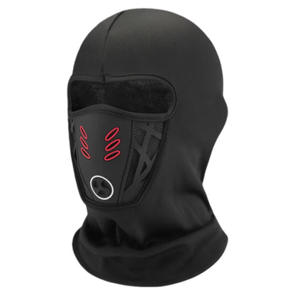 Rider Warm Winter Face Mask Anti-Haze Windproof Balaclava Full Face Mask Black Cool Design Ski Face Mask Hat Unisex Outdoor